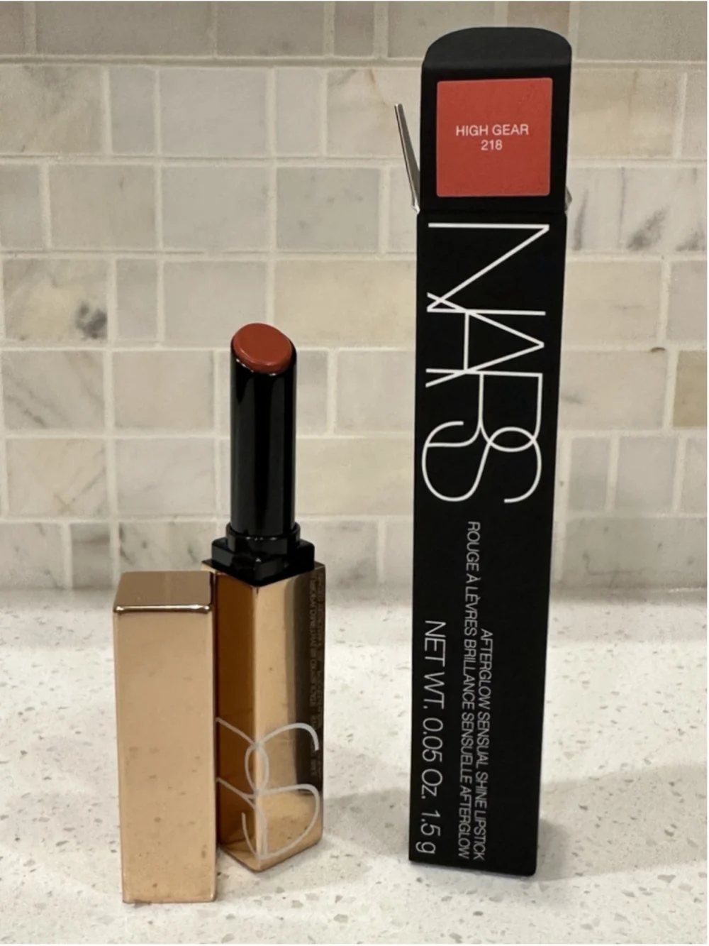 NARS Afterglow Sensual Shine Lipstick High Gear ~ 218 HIGH GEAR | NEW